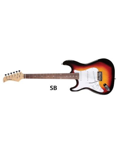 GUITARRA WALDMAN STRATO CANHOTA SUNBURST ST-111LH
