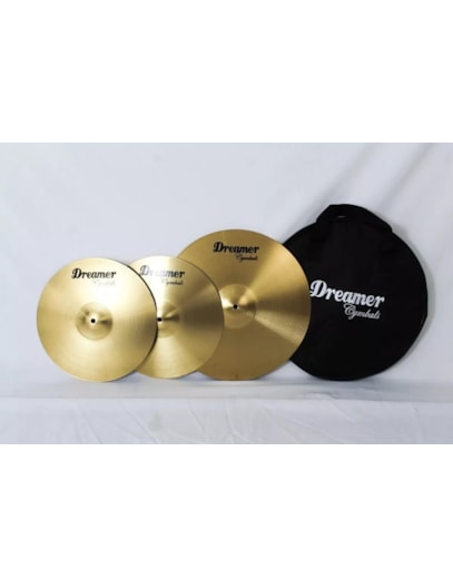 Kit De Pratos Dreamer Brass 13/16 + Bag