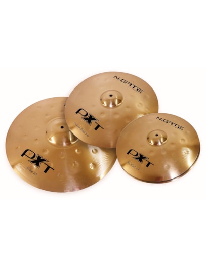 KIT DE PRATOS NGATE 14" 16" 20" BRONZE PXT1 C/BAG