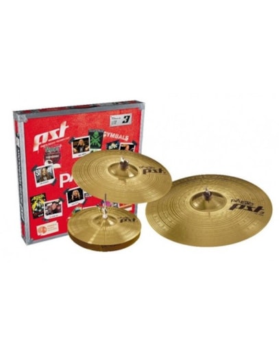 KIT DE PRATOS PAISTE 14" 16" 20"+ 10" PST3 UNIVERSAL SET 2777 10300239
