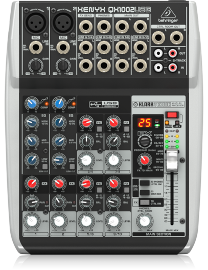 MESA DE SOM BEHRINGER QX1002USB XENIX