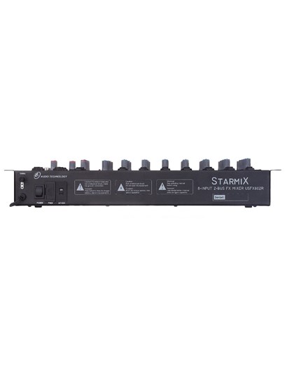 MESA DE SOM LL STARMIX 8 CANAIS FX802R C/USB A/D MN