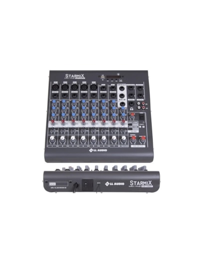 MESA DE SOM LL STARMIX XMS 802R BALANCEADA USA