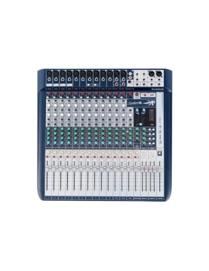 MESA DE SOM SOUNDCRAFT SIGNATURE 16C ANALÓGICO USB 28920067