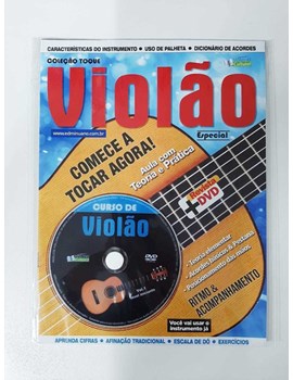 METODO MINUANO CULTURAL VIOLÃO RITMO E ACOMPANHAMENTO INICIANTE VOL 01 C/DVD