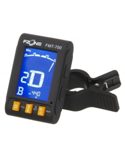 METRONOMO E AFINADOR FZONE FMT700 PRETO
