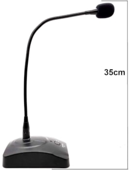Microfone De Mesa Profissional Gooseneck Mm-100 Soundvoice Microfone De Mesa Profissional Gooseneck Mm-100 Soundvoice