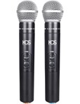 Microfone Sem Fio Duplo De Mão Uhf 200 Canais Kadosh K422m