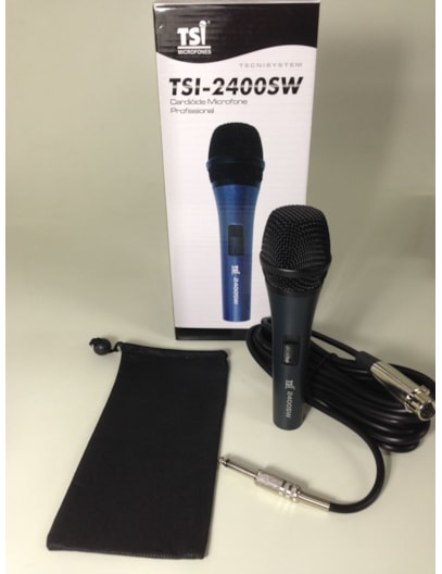 MICROFONE TSI CARDIOIDE PROFISSIONAL 2400SW