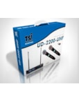 MICROFONE TSI S/FIO DUPLO EM UHF UD2200