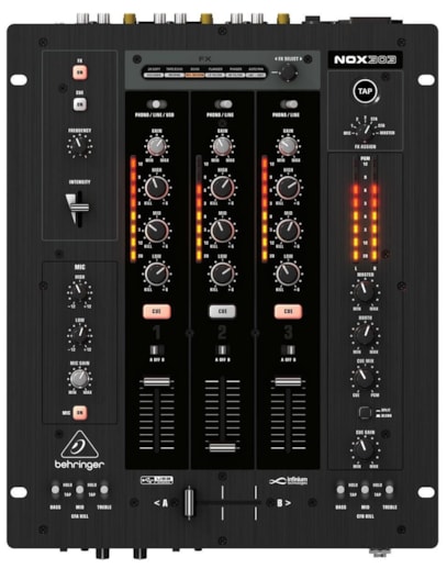 MIXER BEHRINGER PROMIXER NOX303 3 CANAIS