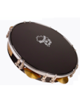 PANDEIRO BRASPAN 12" PELE HOLOGRAFICA TARRAXA GOLD FORMICA PRETA 150-G