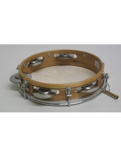 PANDEIRO O PROFISSIONAL 8" VERNIZ PELE COURO 110VN