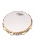 PANDEIRO RMV 10" DR BRANCO PELE PEROLIZADA BRANCA/PRETA PPA0170