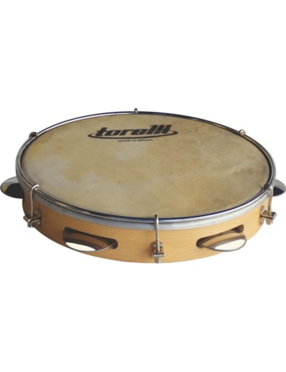PANDEIRO TORELLI INJETADO PELE ANIMAL 10" TP300