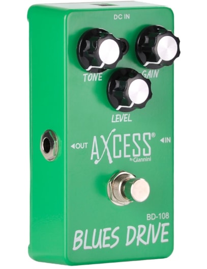 PEDAL DE EFEITO AXCESS BY GIANNINI GUITARRA BLUES DRIVE BD108