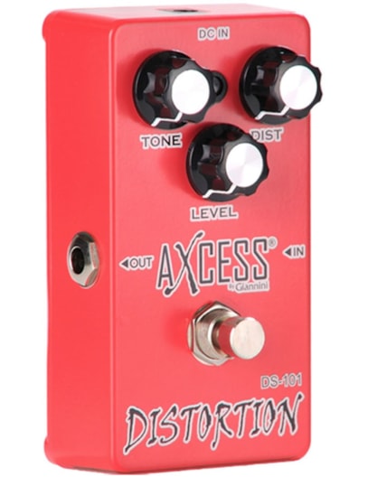 PEDAL DE EFEITO AXCESS BY GIANNINI GUITARRA DISTORTION DS101