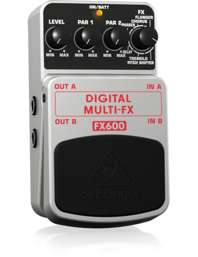 PEDAL DE EFEITO BEHRINGER GUITARRA DIGITAL MULTI FX FX600