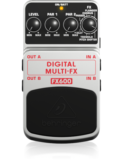 PEDAL DE EFEITO BEHRINGER GUITARRA DIGITAL MULTI FX FX600