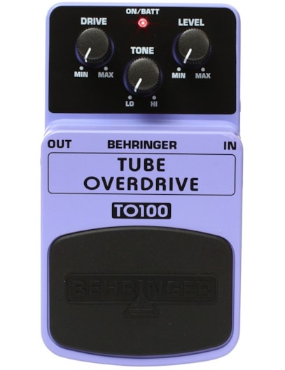 PEDAL DE EFEITO BEHRINGER GUITARRA TUBE OVERDRIVE TO100 2754