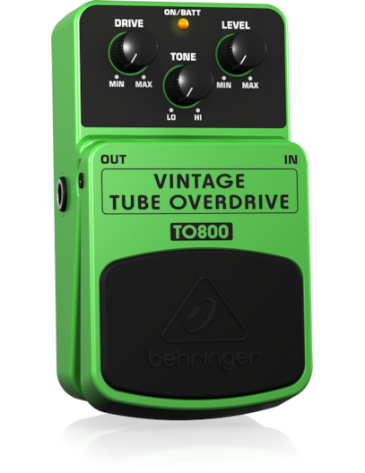 PEDAL DE EFEITO BEHRINGER GUITARRA VINTAGE TUBE OVERDRIVE TO800 2755