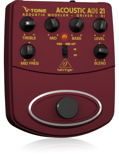 PEDAL DE EFEITO BEHRINGER VIOLÃO VTONE ADI21 2673