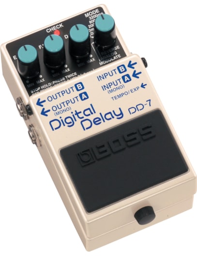 PEDAL DE EFEITO BOSS GUITARRA DIGITAL DELAY DD7