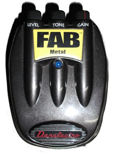 PEDAL DE EFEITO DANELECTRO GUITARRA FAB METAL USADO