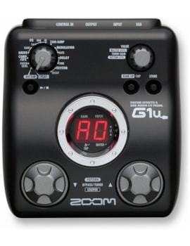 PEDALEIRA ZOOM GUITARRA G1 USB