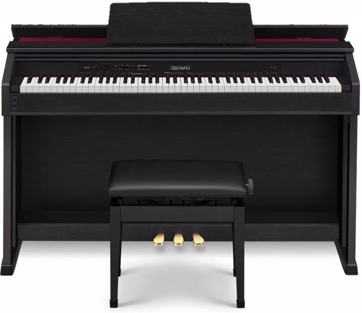 PIANO DIGITAL CASIO CELVIANO PRETO AP460 BK - Innova Music
