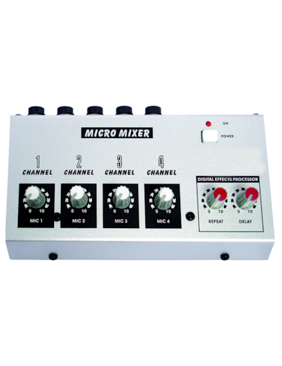 PRE AMPLIFICADOR DE MICROFONE CSR 4 CANAIS 401M 2010