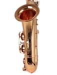SAX SOPRANO SCHIEFFER CURVO LAQUEADO C/CHAVES NIQUELADAS SCHSS002C