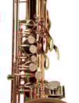 SAX SOPRANO SCHIEFFER CURVO LAQUEADO C/CHAVES NIQUELADAS SCHSS002C