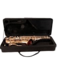 SAX SOPRANO SCHIEFFER CURVO LAQUEADO C/CHAVES NIQUELADAS SCHSS002C