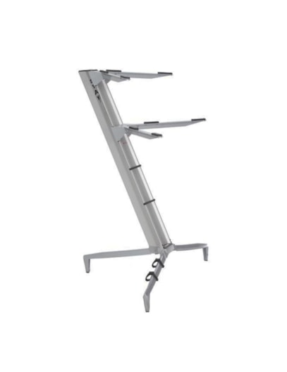 SUPORTE STAY P/ 2 TECLADOS 1300/2 ALUMINIO PRATA 9941