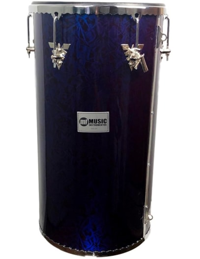 TANTAN MUSIC PHOENIX PHX FORMICA 70X14 REVESTIDO PVC AZUL RAJADO 501RRJ