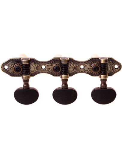 TARRAXA ROZINI VIOLÃO 7C NYLON P. GROSSO OURO VELHO B. ESC. RA406AB7PG A2B 4382