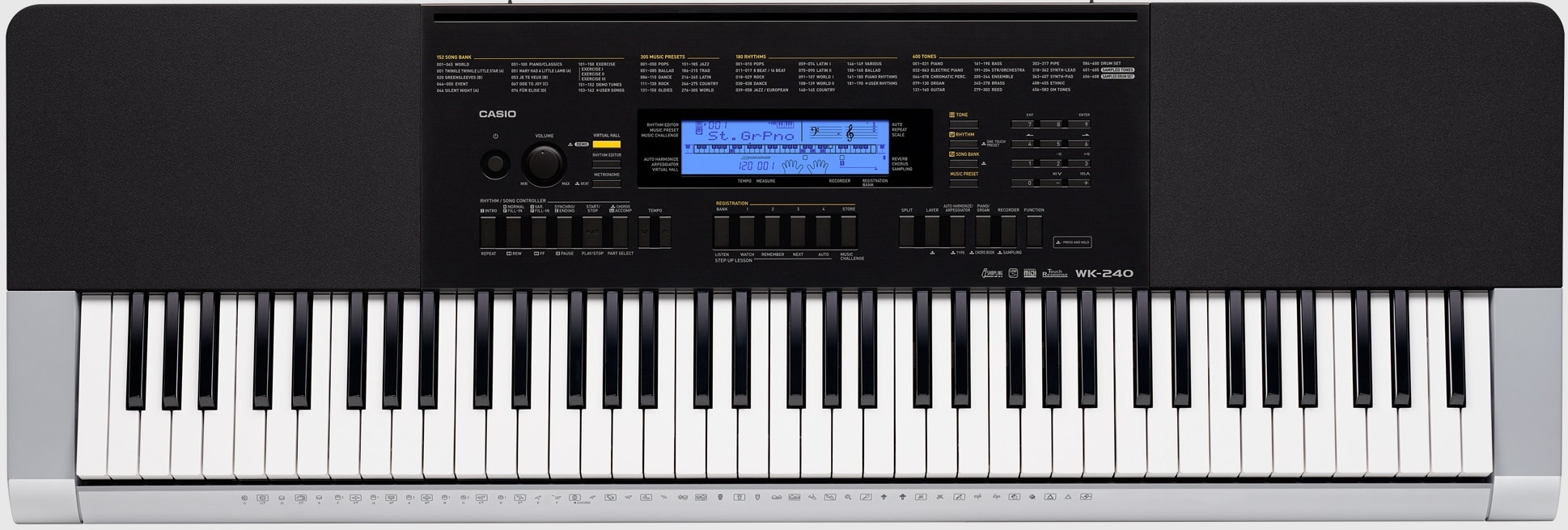 Teclado casio 6 oitavas Clearance