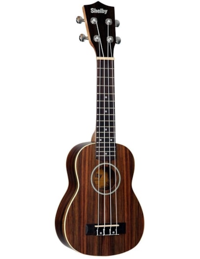 UKULELE SHELBY SOPRANO MARRON ESCURO SU21R STNT