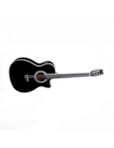 VIOLÃO DI GIORGIO ELETRICO ATIVO NYLON WINGS BLACK PRETO WB