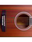 VIOLAO DI GIORGIO FOLK F102 NATURAL ENCERADO ATIVO C/AFINADOR