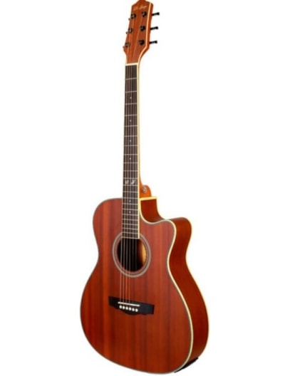 VIOLAO DI GIORGIO FOLK F102 NATURAL ENCERADO ATIVO C/AFINADOR