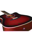 VIOLÃO DI GIORGIO FOLK GENESIS ATIVO ACO C/AFINADOR VERMELHO GESB