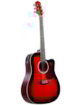 VIOLÃO DI GIORGIO FOLK GENESIS ATIVO ACO C/AFINADOR VERMELHO GESB