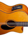 VIOLAO DI GIORGIO FOLK MONTEREY ELETRICO ATIVO NYLON NATURAL