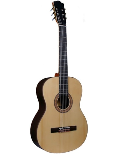 VIOLÃO DI GIORGIO ROMEO CLASSICO ACUSTICO NYLON C/ESTOJO NATURAL