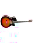 VIOLÃO GIANNINI AÇO ELETROACUSTICO SUNBURST GSF1R CEQ 3TS