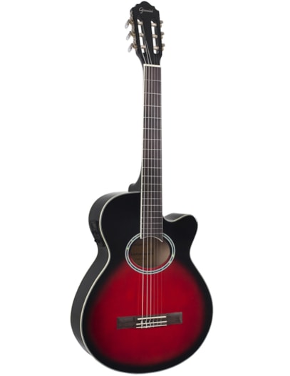 VIOLÃO GIANNINI BROWM RED BUST ELETROACUSTICO GNF1R CEQ BRB 22385