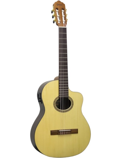 VIOLAO GIANNINI CUTAWAY ELETROACUSTICO NYLON NLS IMBU CEQ NS 24034