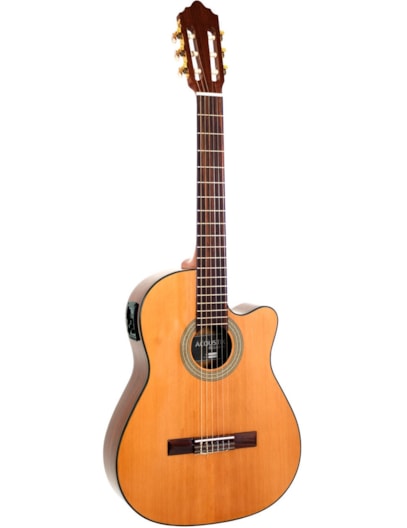 VIOLÃO GIANNINI CUTWAY FLAT ELETRICO ATIVO NYLON GNFLE 21760